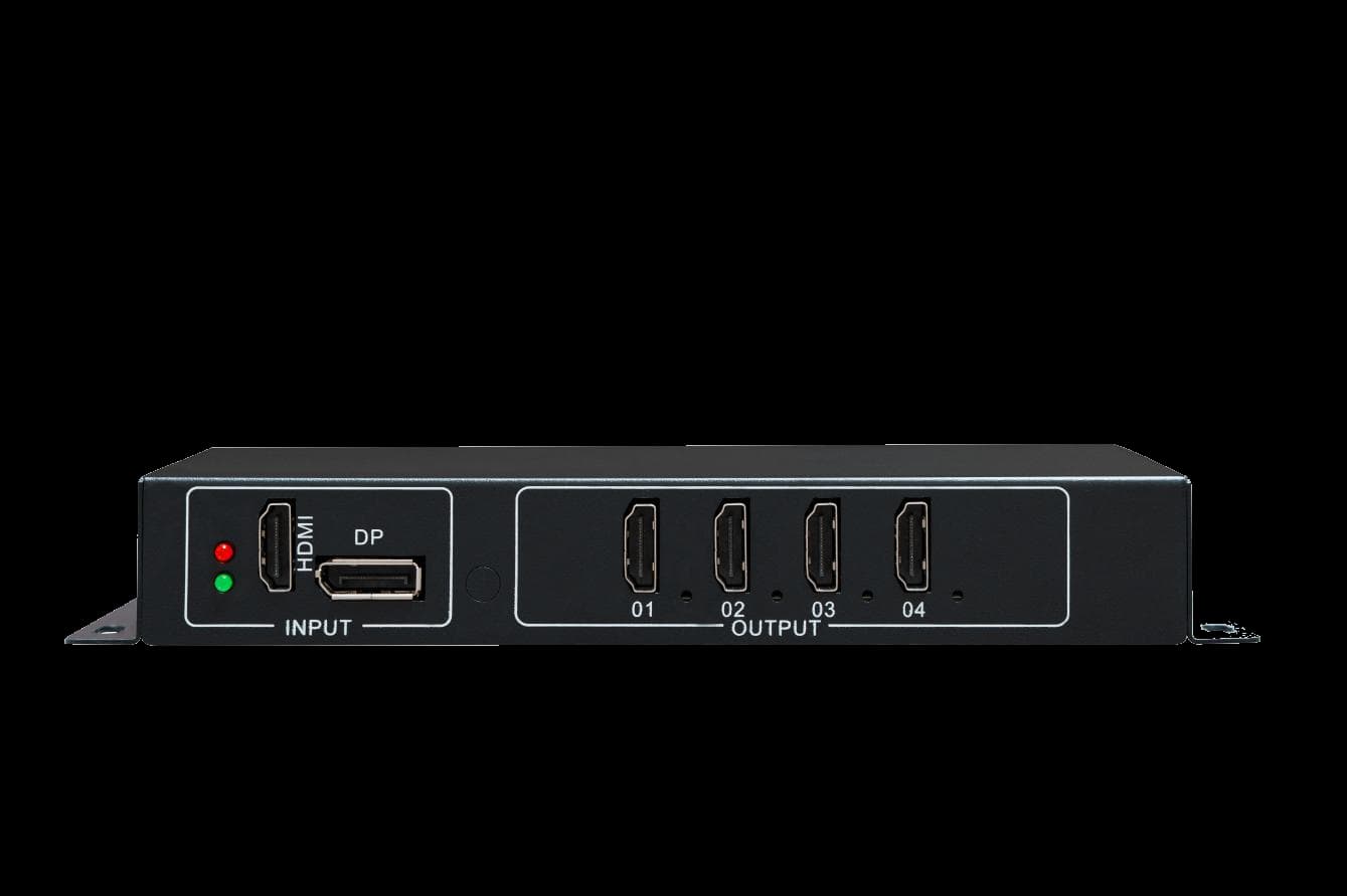 VEXWALL M104 multi-screen controller — real front panel